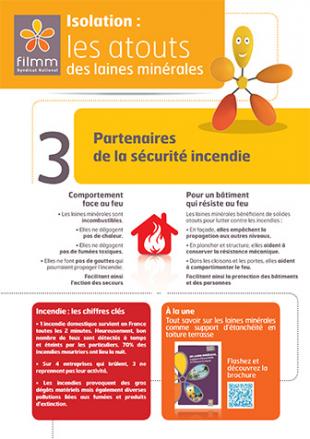 Atouts laines minérales sécurité incendie