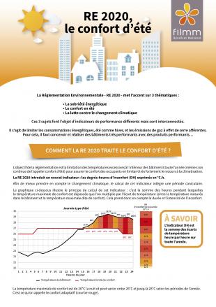 RE 2020, le confort de l'été